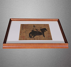 红桥书画装裱配框服务案例